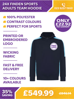 24 x Finden Sports Adults Team Hoodie