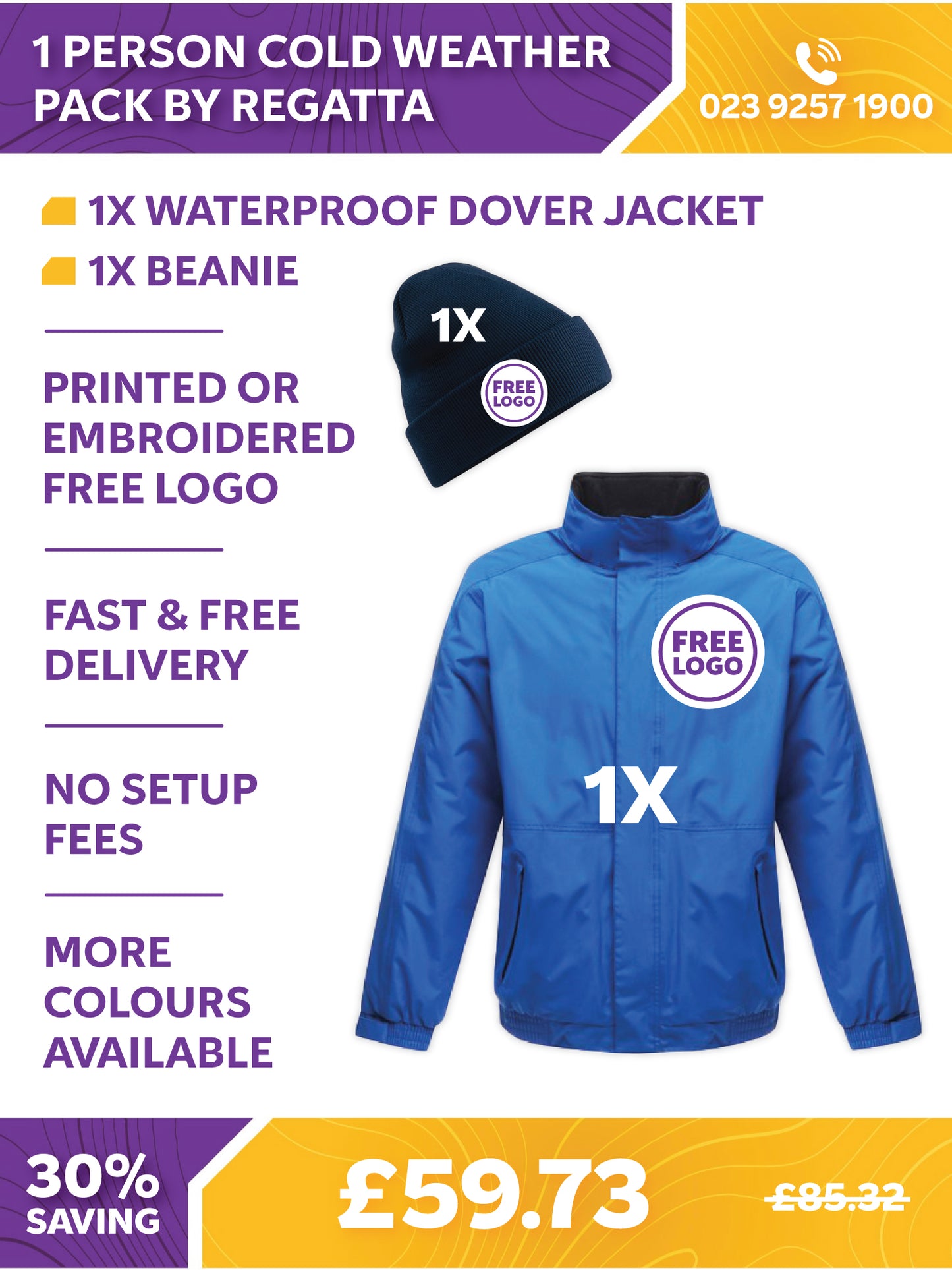 1 Person Cold Weather Pack by Regatta