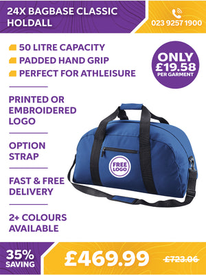 24 x Bagbase Classic Holdall