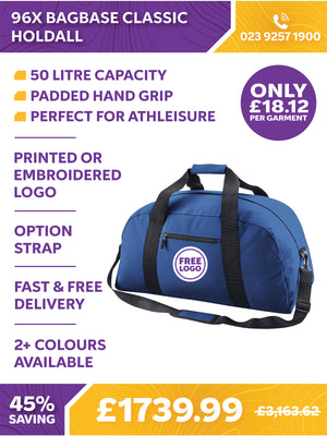 96 x Bagbase Classic Holdall