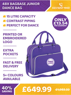 48 x Bagbase Junior Dance Bag