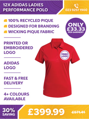12 x Adidas Ladies Sports Perfomance Polos