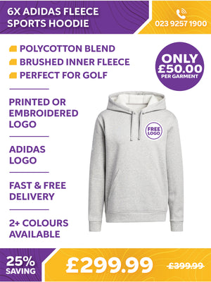 6 x Adidas Fleece Sports Hoodie