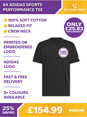 6 x Adidas Sports Performance Tee