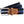 Two-colour stripe braid stretch belt