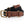 Faux leather and canvas belt