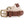 Faux leather and canvas belt