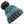 Corkscrew pom pom beanie