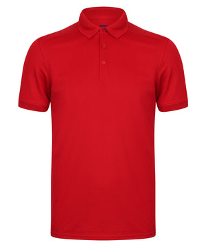 Stretch polo shirt with wicking finish (slim fit)