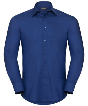 Long sleeve easycare tailored Oxford shirt