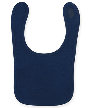 Plain and contrast bib