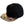 Bronx glitter flat peak snapback cap