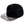 Bronx glitter flat peak snapback cap