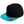 Bronx glitter flat peak snapback cap