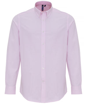 Cotton-rich Oxford stripes shirt 