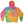 Rainbow tie-dye hoodie