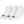 3-pack ankle socks