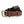 Faux leather and canvas belt