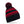 Striped fan beanie