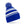Striped fan beanie