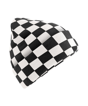 Checkerboard beanie