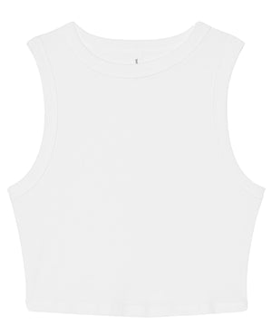 Women’s micro rib muscle crop tank