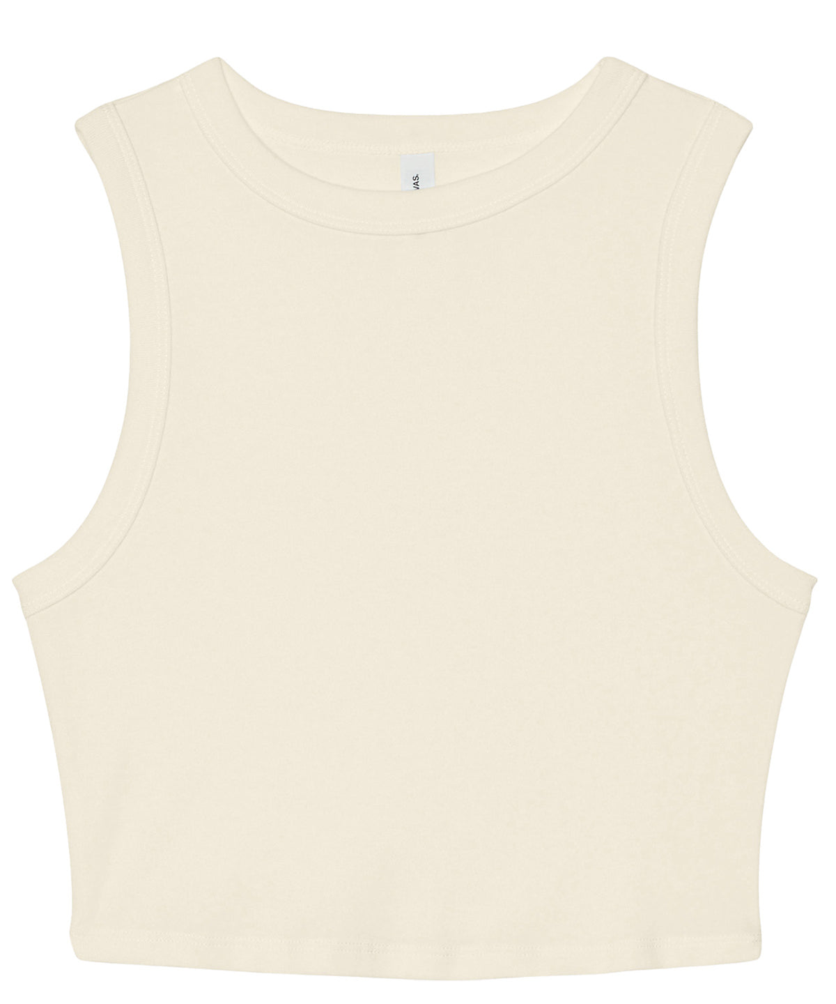 Women’s micro rib muscle crop tank