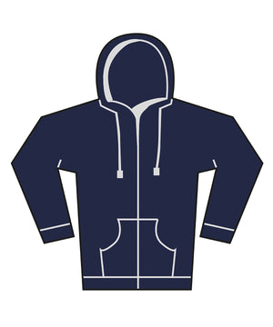 Unisex heavy full-zip hoodie