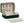 Velvet travel jewellery box