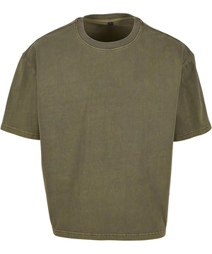 Vintage cropped heavy oversized tee