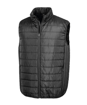 8 x Promo Padded Gilets by Result Core in Black by Print Lab Deals — Custom branded clothing by Print Press, featuring premium embroidery produced in our specialist print lab in the UK.