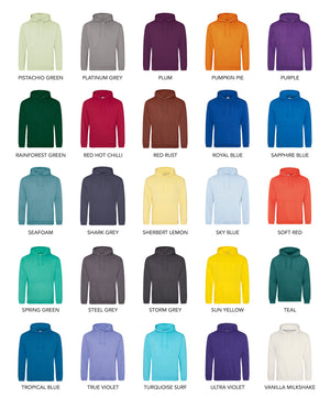 College Hoodie - Adult Size - 10-24 Pieces in by printlab.clothing — Custom branded clothing by Print Press, featuring premium embroidery produced in our specialist print lab in the UK.