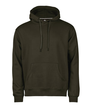 10 x Luxury Hooded Sweatshirts by Tee Jays in Dark Olive by Print Lab Deals — Custom branded clothing by Print Press, featuring premium embroidery produced in our specialist print lab in the UK.
