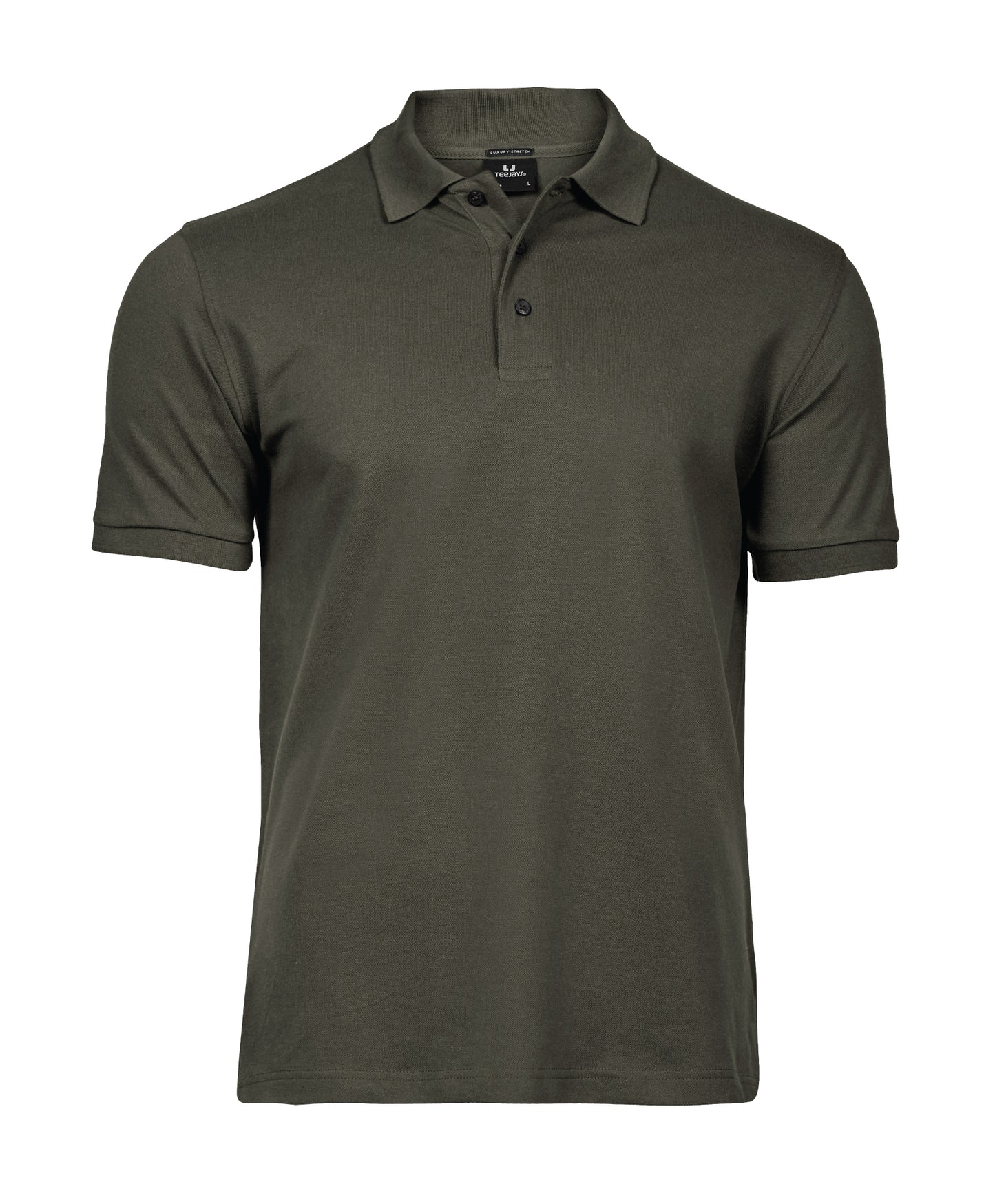 10 x Luxury Stretch Polos by Tee Jays in Deep Green by Print Lab Deals — Custom branded clothing by Print Press, featuring premium embroidery produced in our specialist print lab in the UK.
