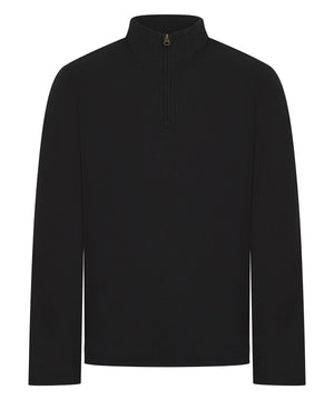 Premium piqué 1/4-zip top