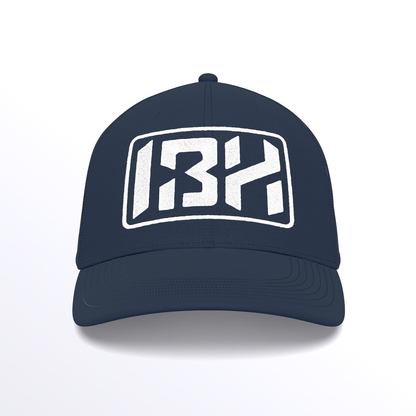 IBH Trucker Cap - Embroidered (£29.40 inc VAT) in White Thread - French Navy French Navy by printlab.clothing — Custom branded clothing by Print Press, featuring premium embroidery produced in our specialist print lab in the UK.