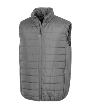 8 x Promo Padded Gilets by Result Core in Grey by Print Lab Deals — Custom branded clothing by Print Press, featuring premium embroidery produced in our specialist print lab in the UK.