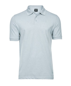 10 x Luxury Stretch Polos by Tee Jays in Ice Blue by Print Lab Deals — Custom branded clothing by Print Press, featuring premium embroidery produced in our specialist print lab in the UK.