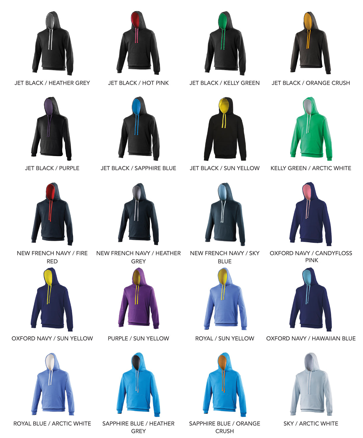 Varsity Hoodie - Adult Size - 51-100 Pieces in by printlab.clothing — Custom branded clothing by Print Press, featuring premium embroidery produced in our specialist print lab in the UK.