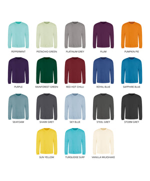 Classic Sweatshirt - Adult Size - 51-100 Pieces in by printlab.clothing — Custom branded clothing by Print Press, featuring premium embroidery produced in our specialist print lab in the UK.