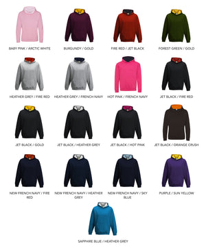 Varsity Hoodie - Kids Size - 51-100 Pieces in by printlab.clothing — Custom branded clothing by Print Press, featuring premium embroidery produced in our specialist print lab in the UK.