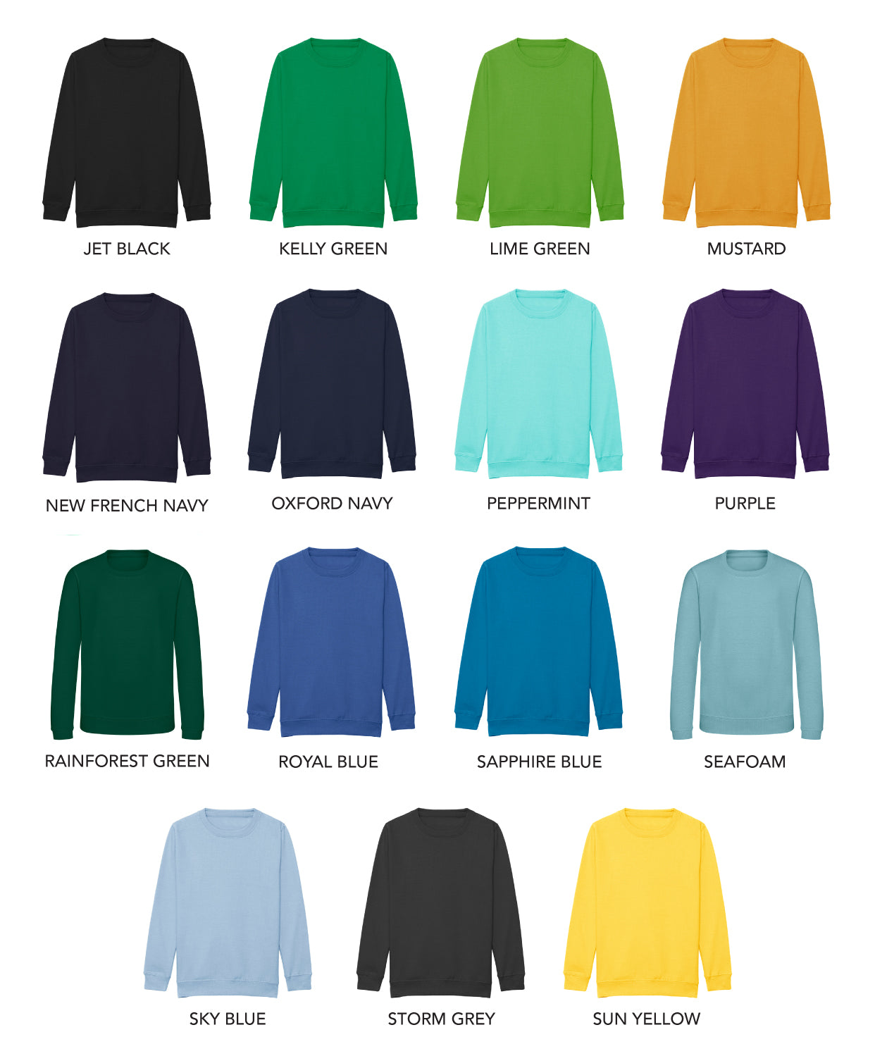 Classic Sweatshirt - Kids Size - 51-100 Pieces in by printlab.clothing — Custom branded clothing by Print Press, featuring premium embroidery produced in our specialist print lab in the UK.