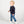 Crew neck sweatshirt with shoulder poppers