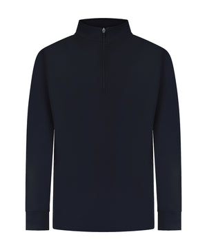 12 x 1/4 Zip Sports Tops by Finden + Hales in Navy by Print Lab Deals — Custom branded clothing by Print Press, featuring premium embroidery produced in our specialist print lab in the UK.