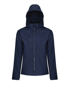 8 x Venturer 3-Layer Hooded Softshells by Regatta in Navy by Print Lab Deals — Custom branded clothing by Print Press, featuring premium embroidery produced in our specialist print lab in the UK.