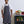 Striped bib apron