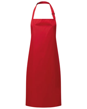 24 x Waterproof Bib Aprons by Premier in Red by Print Lab Deals — Custom branded clothing by Print Press, featuring premium embroidery produced in our specialist print lab in the UK.