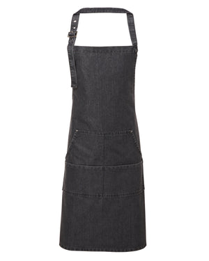 24 x Denim Stitched Aprons by Premier in by Print Lab Deals — Custom branded clothing by Print Press, featuring premium embroidery produced in our specialist print lab in the UK.