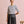 Domain contrast denim waist apron