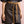 Division waxed-look denim waist apron